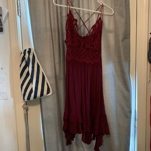 Free people boho flowy dress